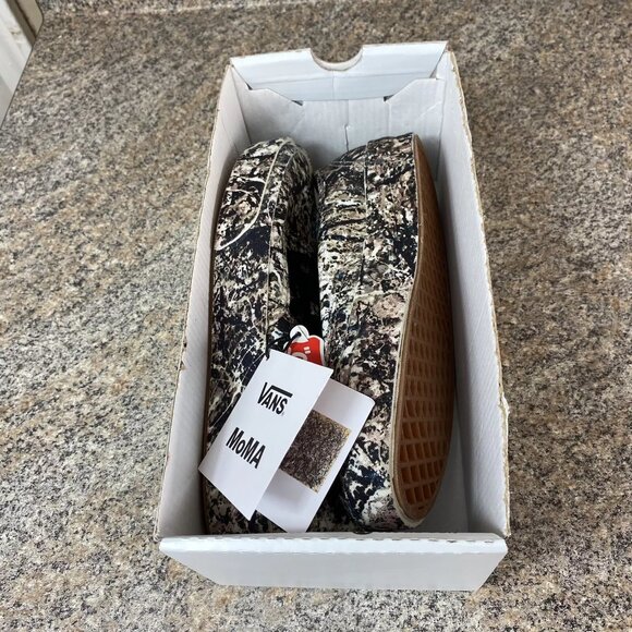 Vans Authenticate x MoMA Jackson Pollock Modern Art Shoes Camo Men 4.5 / Women 6 - Picture 10 of 11